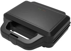 POCOline Sandwichtoaster schwarz Metall Kunststoff B/H/L: ca. 23,3x9,4x23,5 cm
