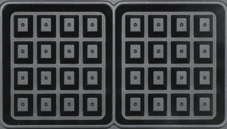 POCOline Sandwichtoaster schwarz Metall Kunststoff B/H/L: ca. 23,3x9,4x23,5 cm