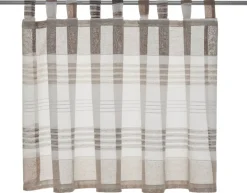 POCOline Scheibengardine Havana braun B/L: ca. 140x50 cm