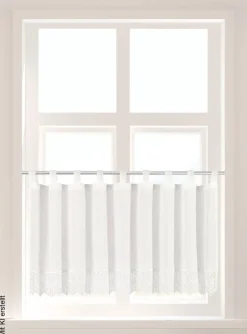 POCOline Scheibengardine Heidi offwhite B/L: ca. 50x140 cm