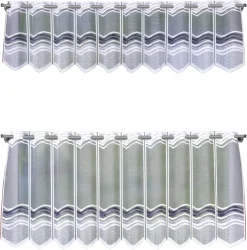 POCOline Scheibengardine Juist grau B/L: ca. 140x45 cm