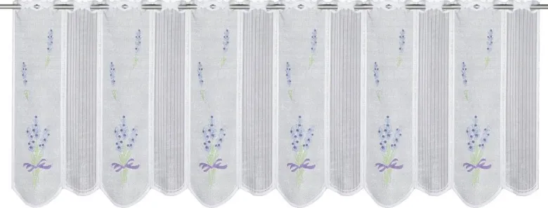 POCOline Scheibengardine Lavendel lila B/L: ca. 150x50 cm