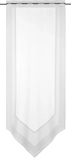 POCOline Scheibengardine Liebitz weiß B/L: ca. 60x160 cm