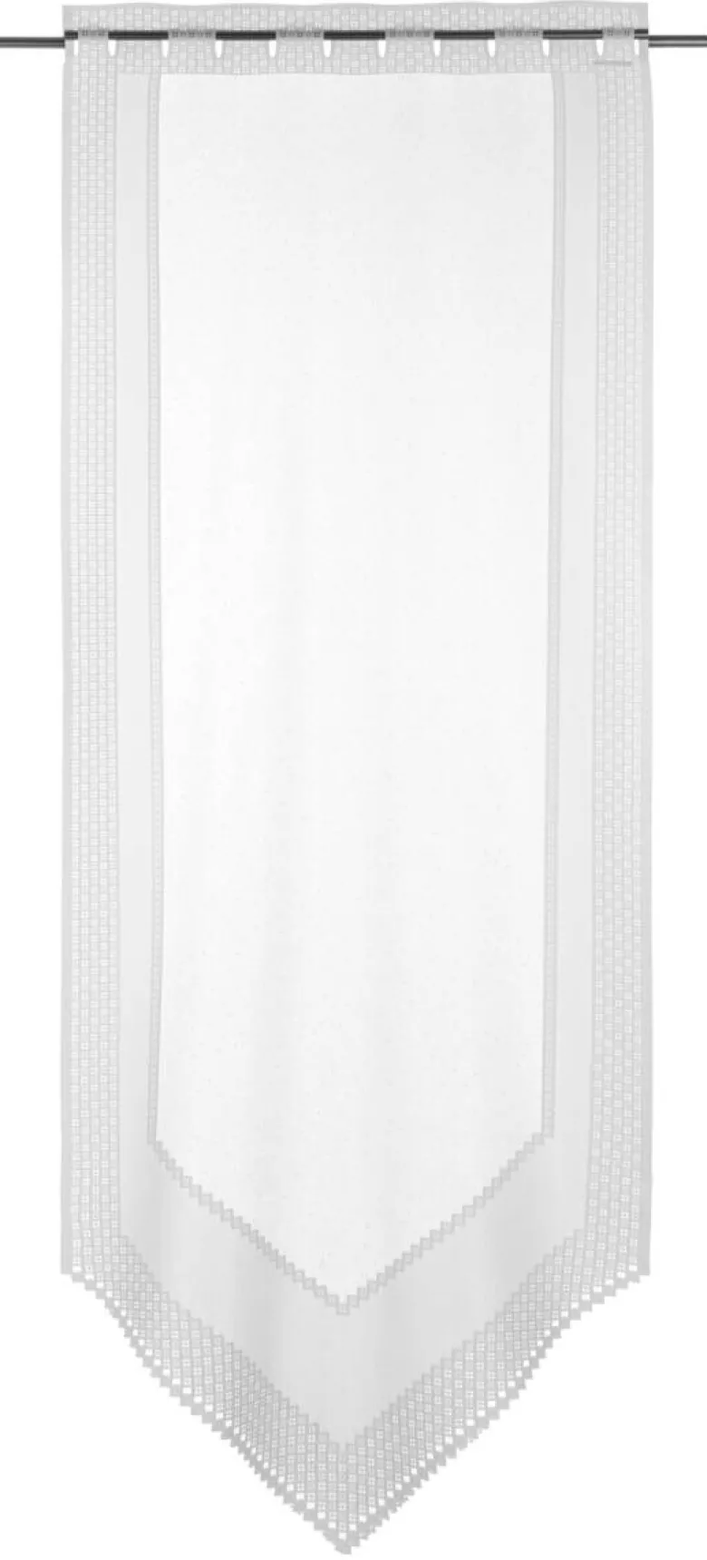 POCOline Scheibengardine Liebitz weiß B/L: ca. 60x160 cm