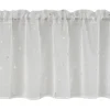 POCOline Scheibengardine Stars 2 weiß B/L: ca. 140x50 cm
