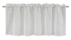 POCOline Scheibengardine Stars 2 weiß B/L: ca. 140x50 cm