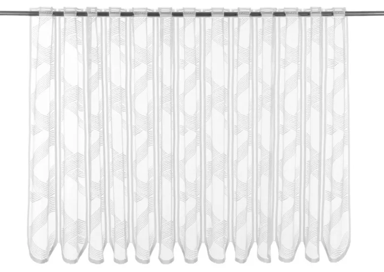 POCOline Scheibengardine Wellheim weiß B/L: ca. 200x60 cm