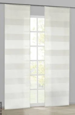 POCOline Schiebevorhang Andrea weiß B/L: ca. 60x245 cm