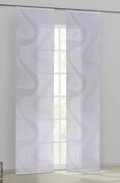 POCOline Schiebevorhang Gigi weiß B/L: ca. 60x245 cm