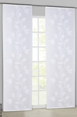 POCOline Schiebevorhang Michelle weiß B/L: ca. 60x245 cm