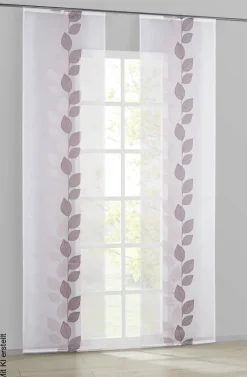 POCOline Schiebevorhang Pantheon rosé B/L: ca. 60x245 cm