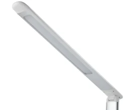 POCOline Schreibtischleuchte Apollo silber weiß Kunststoff H: ca. 52 cm