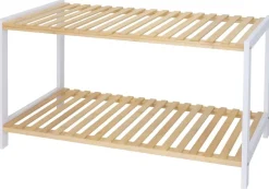 POCOline Schuhregal natur Bambus B/H/L: ca. 30x36x70 cm