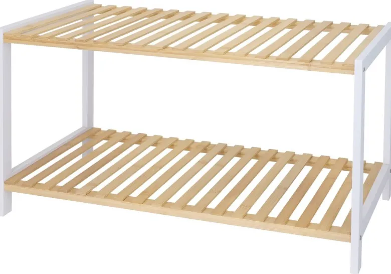 POCOline Schuhregal natur Bambus B/H/L: ca. 30x36x70 cm