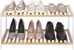 POCOline Schuhregal natur Bambus B/H/L: ca. 30x36x70 cm