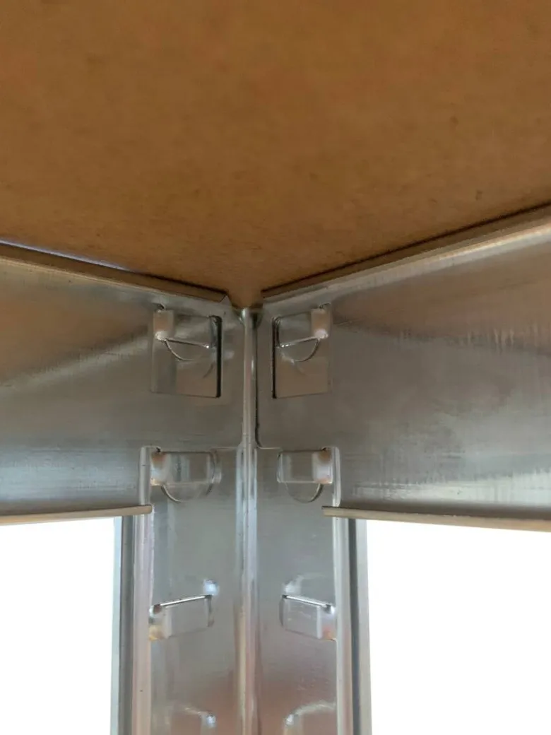 POCOline Schwerlaststeckregal verzinkt Metall B/H/T: ca. 90x180x40 cm