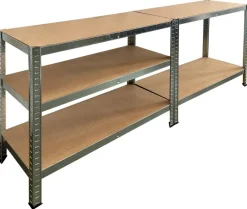 POCOline Schwerlaststeckregal verzinkt Metall B/H/T: ca. 90x180x40 cm