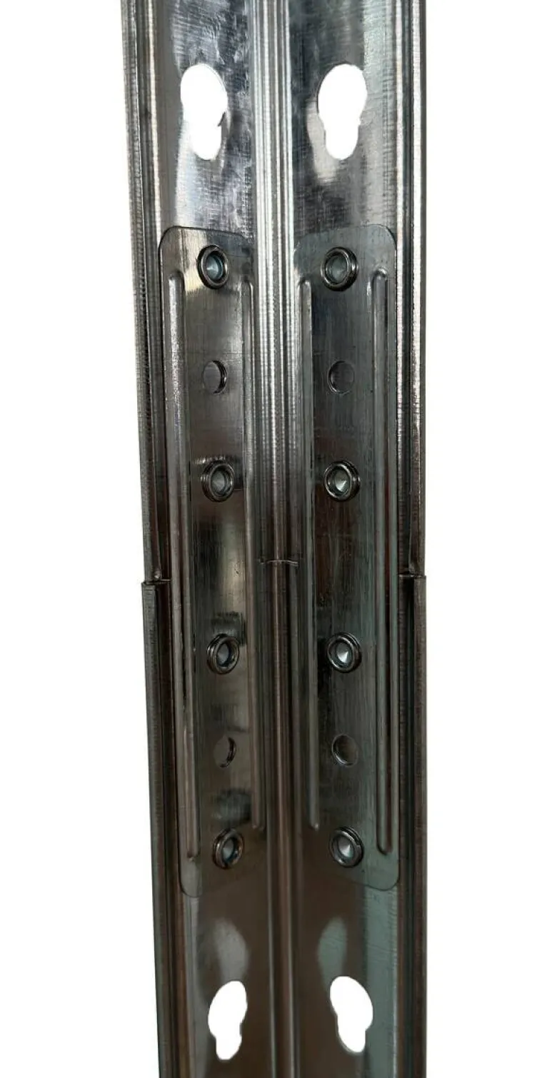 POCOline Schwerlaststeckregal verzinkt Metall B/H/T: ca. 75x150x30 cm