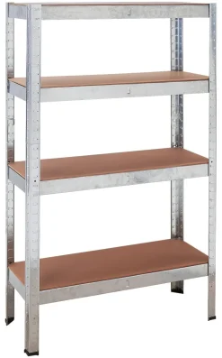 POCOline Schwerlaststeckregal verzinkt Metall B/H/T: ca. 75x150x30 cm