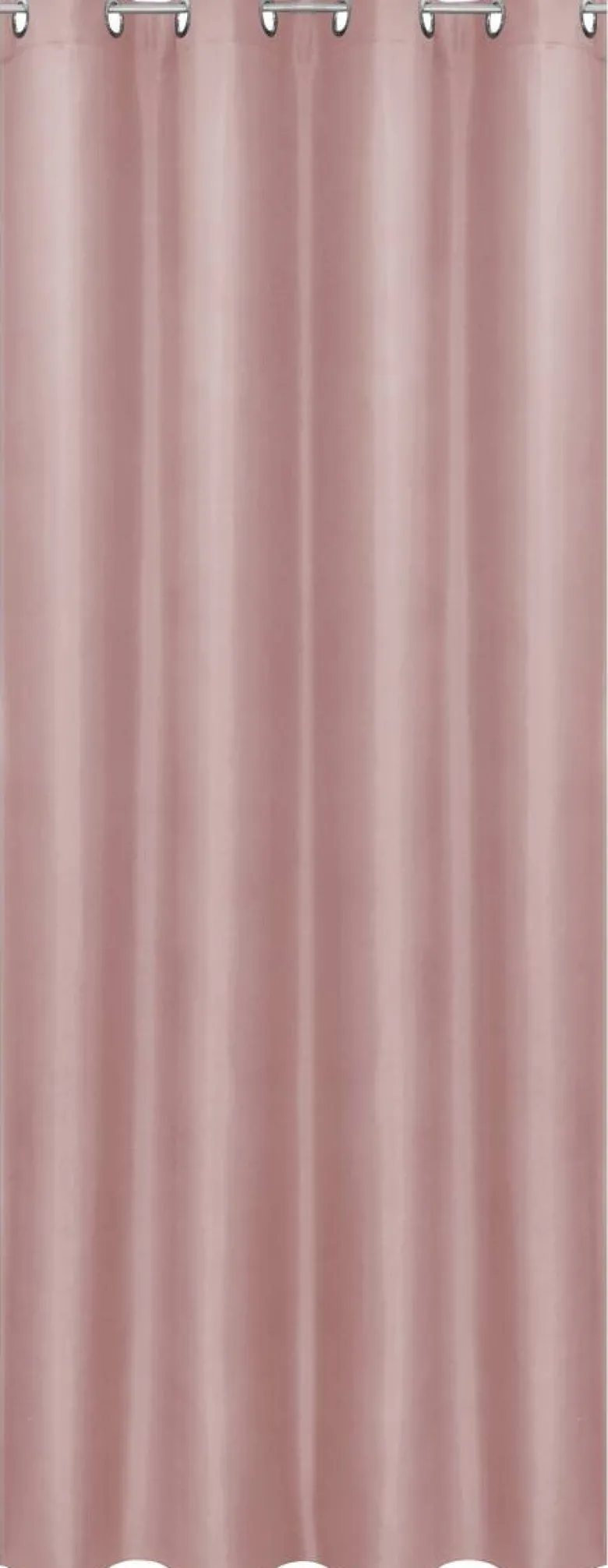 POCOline Ösenvorhang Barnaby pink B/L: ca. 140x235 cm