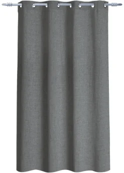 POCOline Ösenvorhang Cleo anthrazit B/L: ca. 140x175 cm