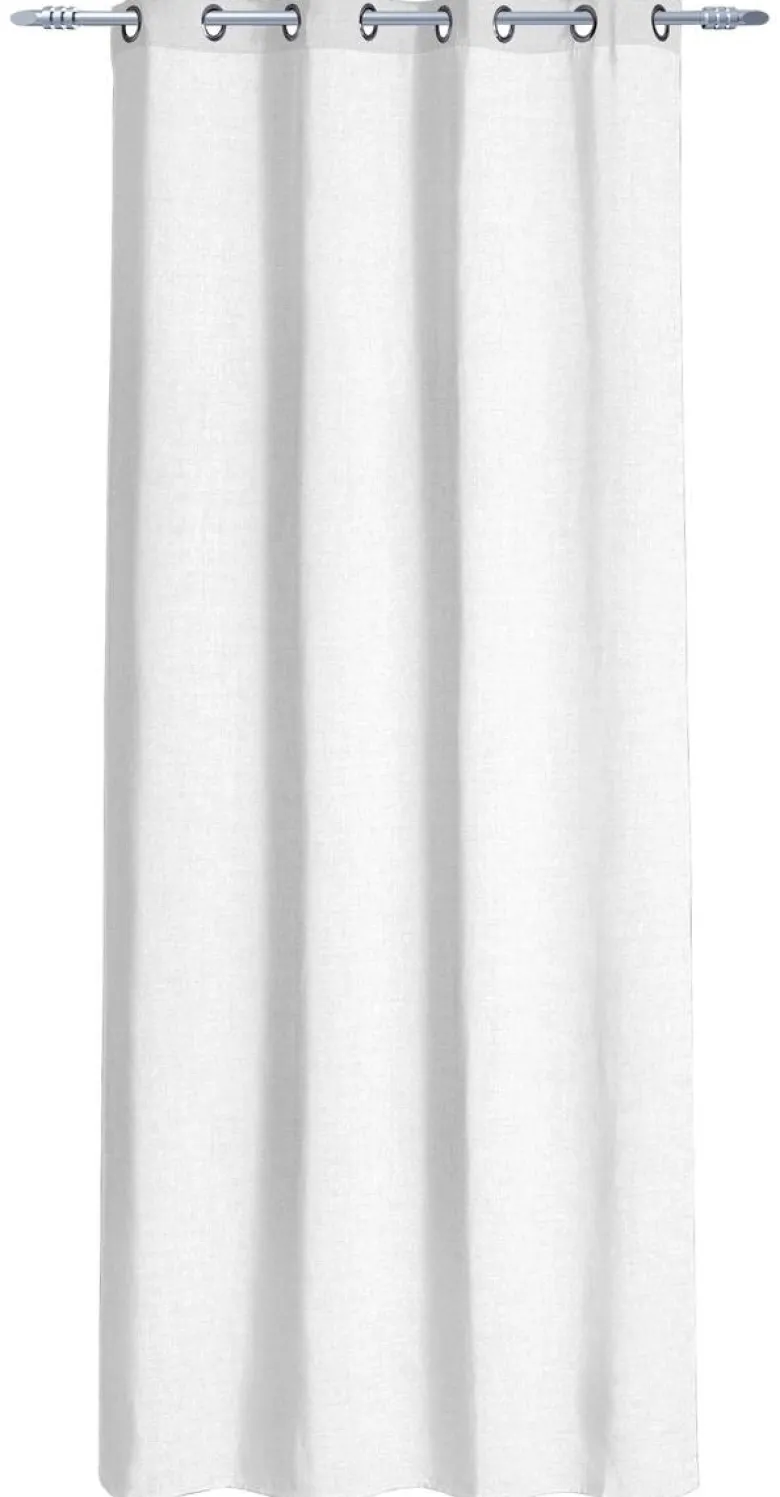 POCOline Ösenvorhang Cleo weiß B/L: ca. 140x240 cm