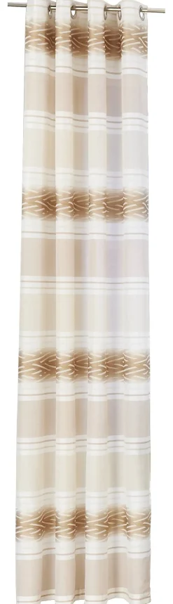 POCOline Ösenvorhang Sharon beige B/L: ca. 140x245 cm