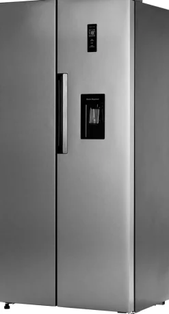 POCOline Side-by-Side 179-444 ESIWDD silber B/H/T: ca. 83x179x61 cm