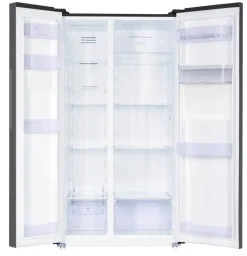 POCOline Side-by-Side SBS177-559 DDIXNFWDD dark Inox B/H/T: ca. 91,2x177x70,4 cm