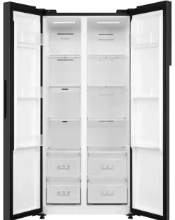 POCOline Side-by-Side SBS179-460EWDNF schwarz B/H/T: ca. 83,5x177,5x63,5 cm