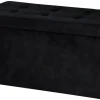 POCOline Sitzbank schwarz B/H/L: ca. 38x38x76 cm
