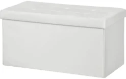 POCOline Sitzbank weiß B/H/L: ca. 38x38x76 cm