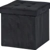 POCOline Sitzhocker schwarz B/H/L: ca. 38x38x38 cm