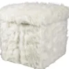 POCOline Sitzhocker weiß B/H/L: ca. 38x38x38 cm