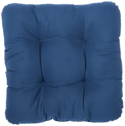 POCOline Sitzkissen blau Polyester B/H/L: ca. 38x6x38 cm