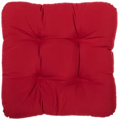 POCOline Sitzkissen rot Polyester B/H/L: ca. 38x6x38 cm