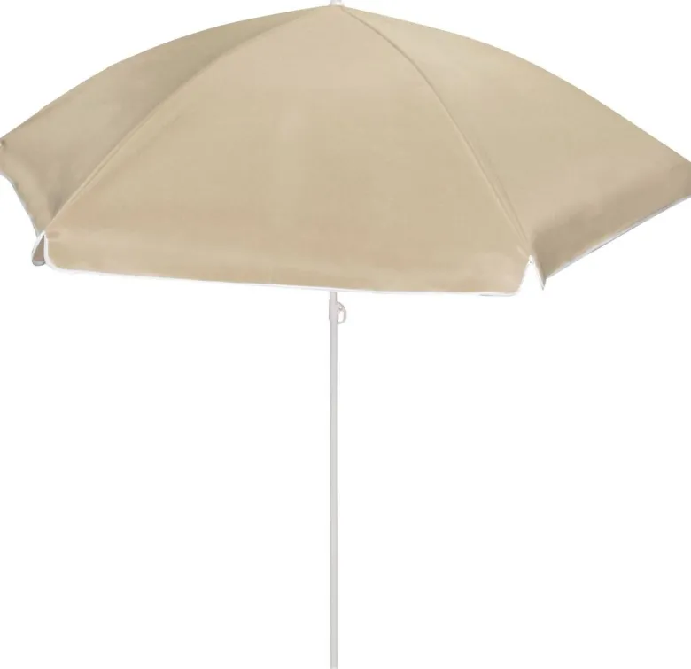 POCOline Sonnenschirm ecru Stahl D: ca. 200 cm
