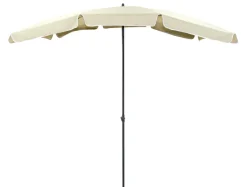 POCOline Sonnenschirm natur Stahl B/H/L: ca. 150x238x230 cm