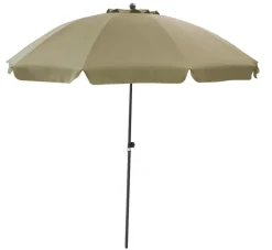 POCOline Sonnenschirm taupe Stahl H/D: ca. 238x250 cm