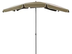 POCOline Sonnenschirm taupe Stahl B/H/L: ca. 150x238x230 cm