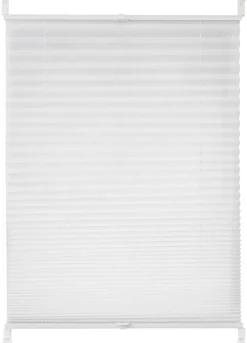 POCOline Spannplissee Non Woven weiß B/L: ca. 40x130 cm