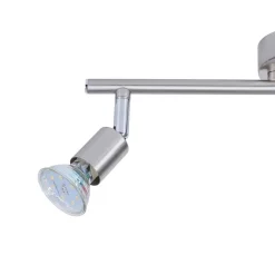 POCOline Spot 3-flg. Joris nickel matt Metall L: ca. 36 cm GU10 3 Brennstellen