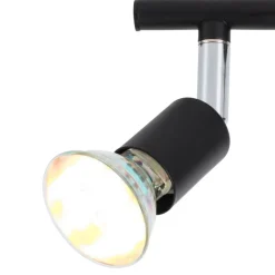 POCOline Spot 4-flg. Joris schwarz Metall L: ca. 50 cm GU10 4 Brennstellen