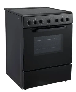POCOline Standherd 60cm mit Glaskeramikkochfeld EH60GLK65B schwarz B/H/T: ca. 60x83x65 cm