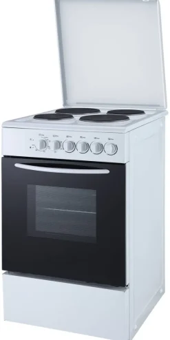 POCOline Standherd 50cm mit Massekochfeld EH-50KPD49 weiß B/H/T: ca. 49,5x86,5x64,6 cm