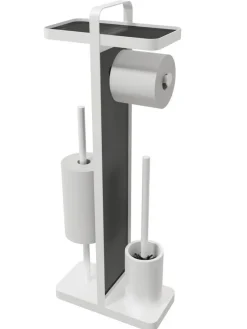 POCOline Stand-WC-Garnitur weiß Glas