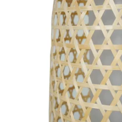 POCOline Stehlampe Amaya Bambus H/D: ca. 120x30 cm E27 1 Brennstellen
