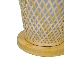 POCOline Stehlampe Amaya Bambus H/D: ca. 120x30 cm E27 1 Brennstellen