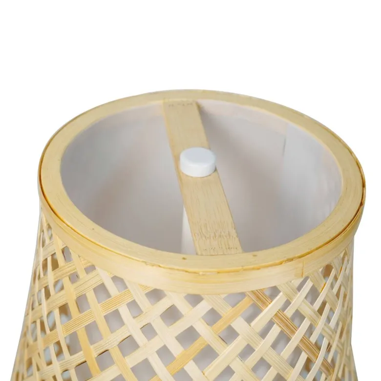 POCOline Stehlampe Amaya Bambus H/D: ca. 120x30 cm E27 1 Brennstellen
