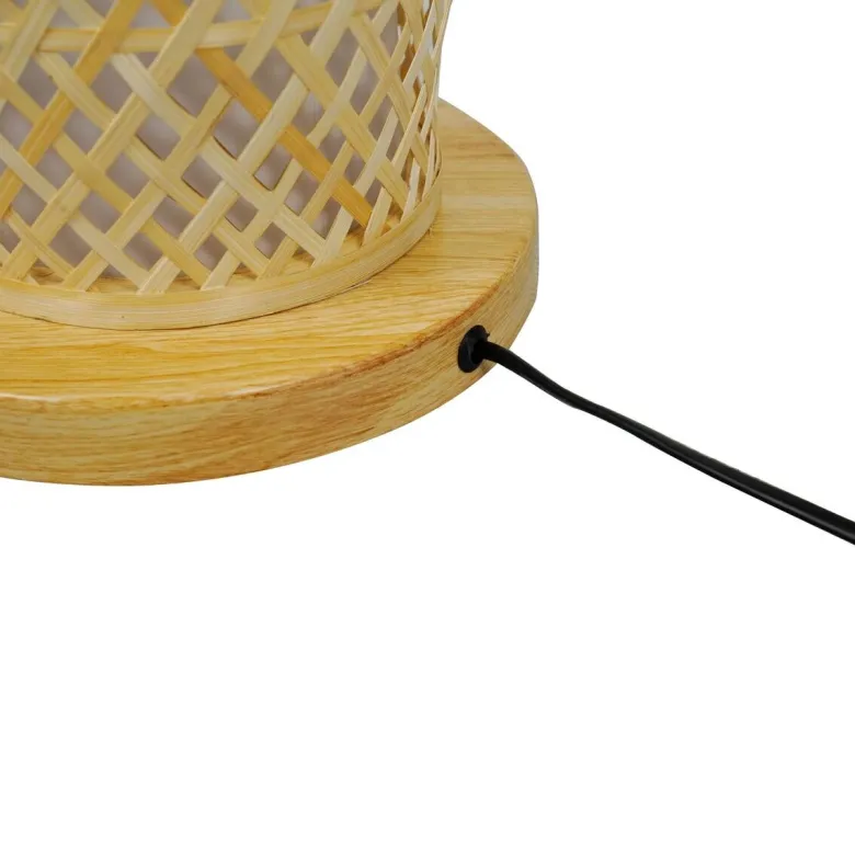 POCOline Stehlampe Amaya Bambus H/D: ca. 120x30 cm E27 1 Brennstellen